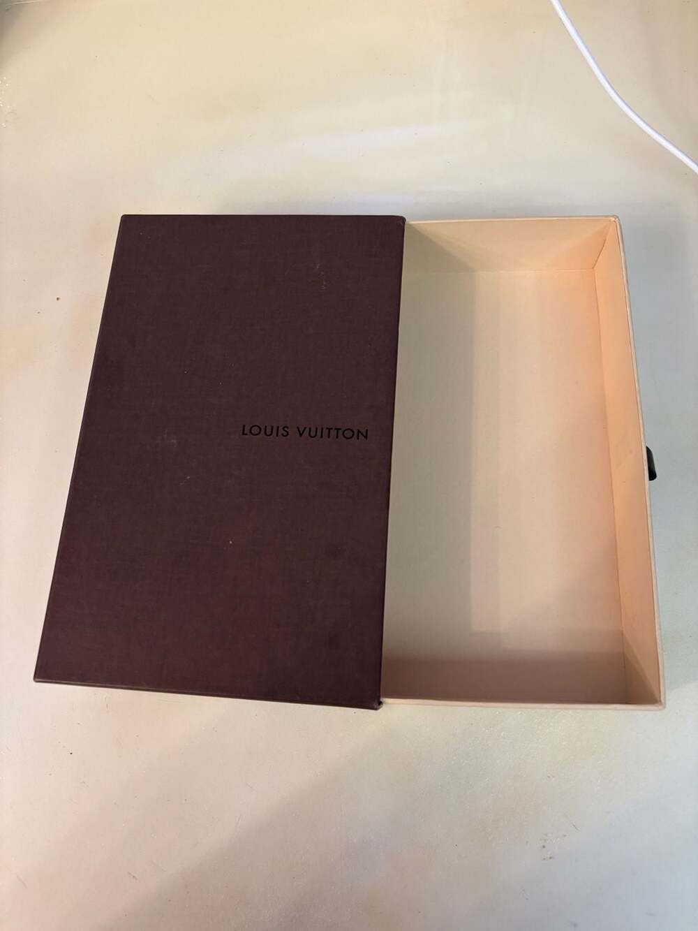 LOUIS VUITTON Vintage Drawer Empty Box 9.75”x 5.0”x 1.75”